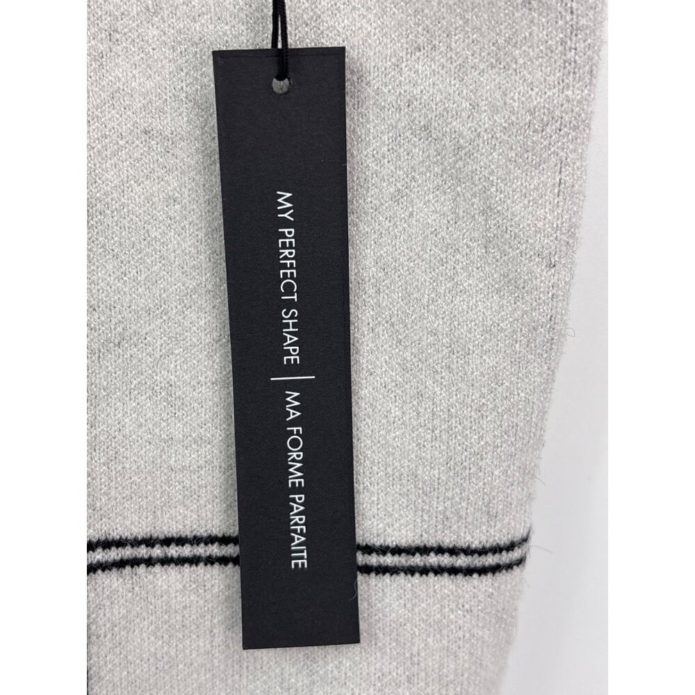 Tahari Perfect Shape Pullover Sweater Windowpane Plaid White Black 1X NEW - Picture 6 of 7